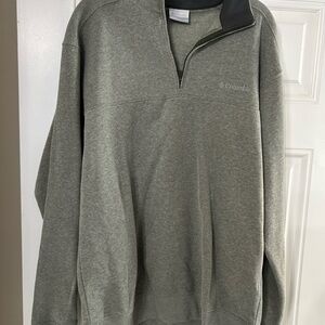 Columbia Men's Zip-Up Sweater in Gray